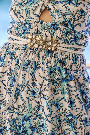 THE WHITE POSITANO BELT